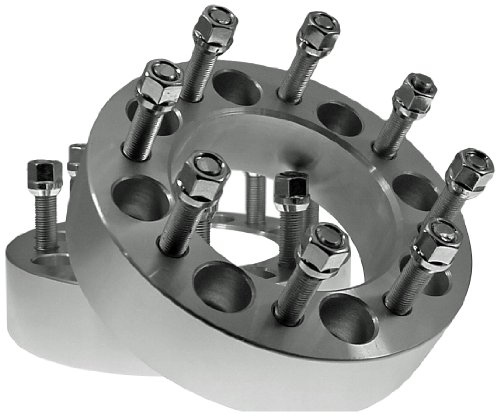 Wheel Adapter 8 Lug 170mm to 8 Lug 170mm Thickness 3 Inch 14x2 Studs - Pair Spacers ezaccessory 8170-8170B-30