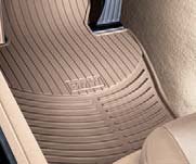 BMW X5 (E70) all-weather rubber floor mats -- FRONT Beige (actual color is light brown) Custom Fit BMW 82112318673