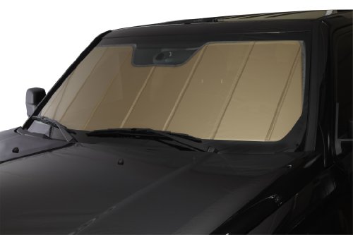 Covercraft UVS100 Heat Shield Custom Fit Windshield Sunshade for Select Mercedes-Benz S-Series Models - Laminate Material (Gold) Sunshades Covercraft UV10702GD