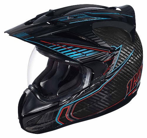 Icon Variant Carbon Cyclic On/Offroad Helmet Black (XL) Helmets ICON Variant Carbon Cyclic On/Offroad