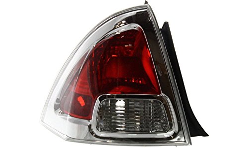 Evan-Fischer EVA15672024084 Tail Light for Ford Fusion 06-09 LH Lens and Housing Left Side Replaces Partslink# FO2818123 Tail Light Assemblies Evan Fischer EVA15672024084
