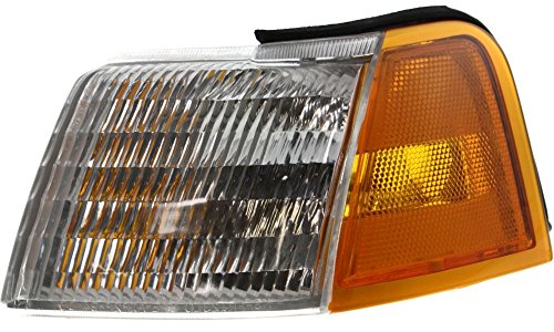 Evan-Fischer EVA20572013359 Corner Light for Mercury Cougar 89-95 Corner Lamp LH Lens and Housing Left Side Replaces Partslink# FO2520113 Parking Light Assemblies Evan Fischer EVA20572013359