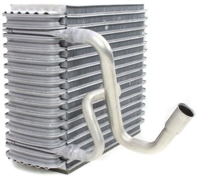 Evan-Fischer EVA49672038642 A/C AC Evaporator Rear Plate and fin flow 3.75 in. L x 10.75 W 8 H #8 female O-ring inlet fit #10 springlock outlet Core Assemblies Evan-Fischer Auto Parts EVA49672038642