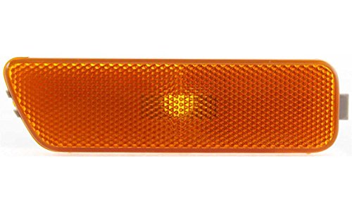 Evan-Fischer EVA21872013677 New Direct Fit Side Marker Light Lamp DOT/SAE Compliant Amber Lens Without Bulb(s) Front Passenger Side Replaces Partslink# VW2551104 Side Marker Assemblies Evan Fischer EVA21872013677