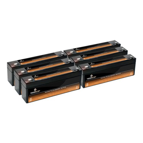 12V 2.3AH Sealed Lead Acid (SLA) Battery - T1 Terminals - for ZB-12-2.3 - 6PK Batteries Chrome Battery SLA-12V-2.3AH-T1