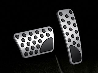 2008-2013 Dodge Challenger Stainless Steel Pedal Kit Genuine Oem 82211154ab Body Mopar 82211154ab-01