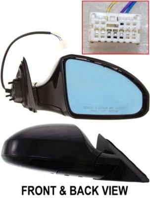 Kool Vue IN14ER Mirror Corner mount Type Passenger Side RH Plastic Power Manual folding Heated Exterior Mirrors Kool Vue IN14ER