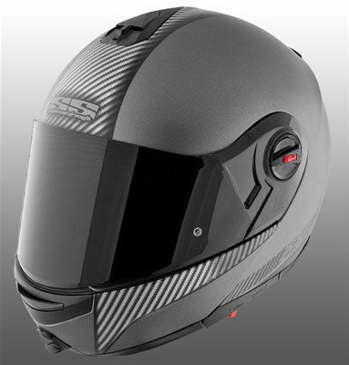 Speed & Strength SS1700 Lock and Load Modular Helmet Silver / Carbon Flip-up (2X-Large 87-6470) Helmets Speed and Strength SS1700