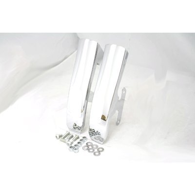 V-FACTOR FENDER/SADDLEBAG FILLER PANEL PAIRS FOR BIG TWIN CHROME FINISH FOR HARLEY DAVIDSON FLHT & FLHR 2009 AND LATER (26314) Saddle Bags V-Factor/MidUSA 26314