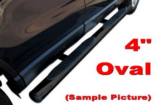 Premium Custom Fit 99-03 F150/F250 LD Super Cab Black 4 Straight Side Step Nerf Bars Running Boards(2pcs with Mounting Bracket Kit) Body MaxMate WBF41198