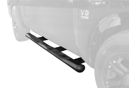 Premium Custom Fit 04-14 Nissan Titan Ext/King Cab Black 4 Straight Side Step Nerf Bars Running Boards(2pcs with Mounting Bracket Kit) Body MaxMate WBN41458