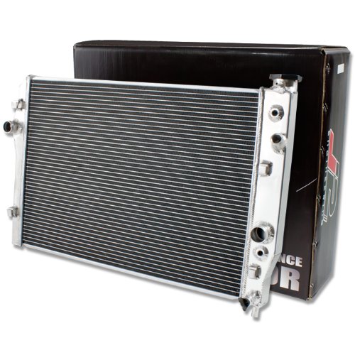 DPT, DPT-J2-008, J2 Engineering Overall Size 29.25 x 18.25 x 2 Two Dual Row Core Full Aluminum Racing Radiator Manual Transmission Only Radiators DPT DPT-J2-008
