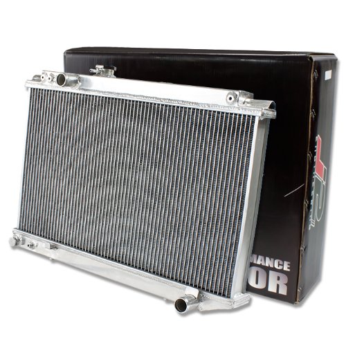 DPT, DPT-J2-068, J2 Engineering Overall Size 26.375 x 18.5 x 2.75 Three Row Core Full Aluminum Racing Radiator Manual Transmission Only Radiators DPT DPT-J2-068