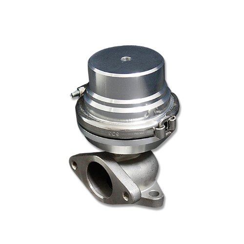 DPT, DPT-WG-38-SL, 38mm Silver Turbo Turbocharger Boost Manifold V-Band Style External Wastegate with 8 PSI Spring Wastegates DPT DPT-WG-38-SL