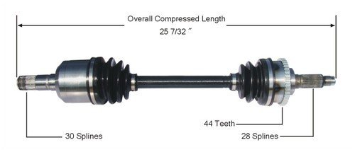 Shafts Prime Choice Auto Parts DSK363
