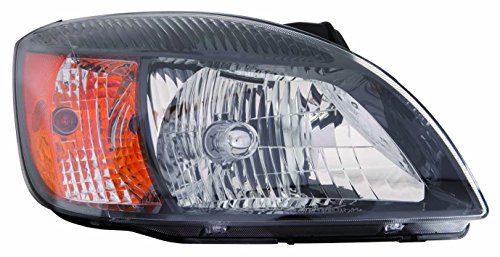 DEPO 323-1136R-AS2 Kia Rio Sedan/5 Driver Side Black Bezel Head Lamp Assembly Headlight Assemblies Depo 323-1136R-AS2