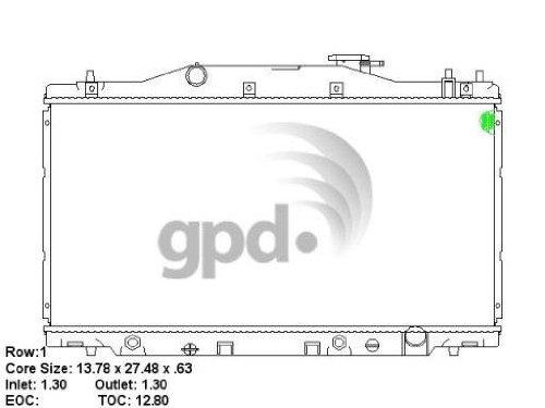 Radiators Global Parts Distributors 2412C