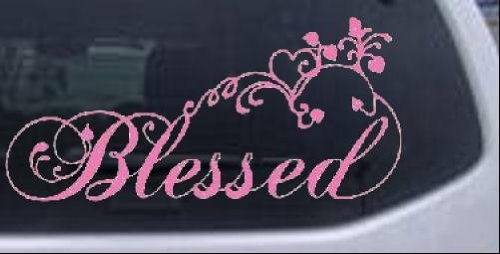 Bumper Stickers, Decals & Magnets Rad Dezigns 11602_Pink_5inX10.7in