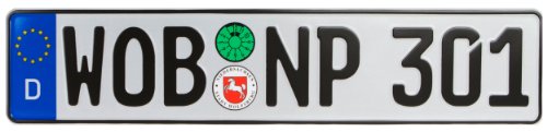 Frames European License Plates EP00A5