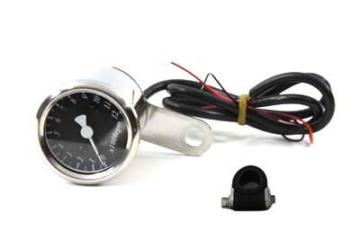 Motorcycle Deco 48mm Electronic Tachometer Kit Tachometers 39-0367