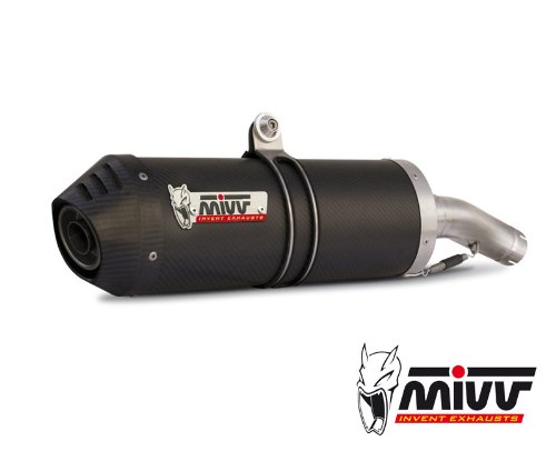 MIVV H.020.LEC - Exhaust For Honda Hornet 600 Oval Carbon CC Complete Systems MIVV H.020.LEC