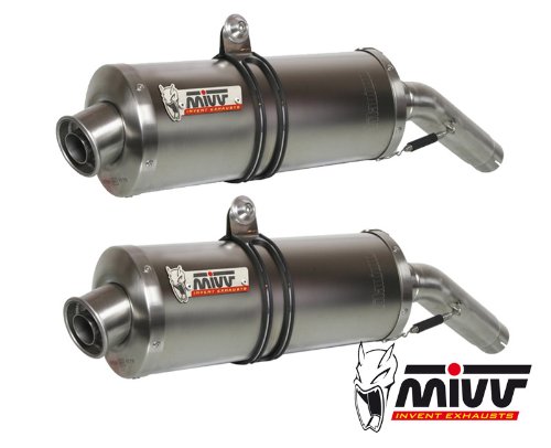 MIVV H.015.L4 - Exhaust For Honda Hornet 900 Oval Titanium Complete Systems MIVV H.015.L4