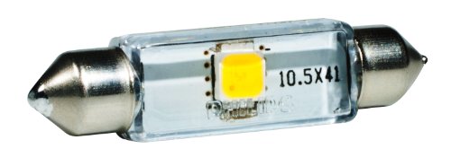 Philips 43mm festoon X-tremeVision LED 4000K Interior light (Pack of 1) Headlight Bulbs Philips 129454000KX1