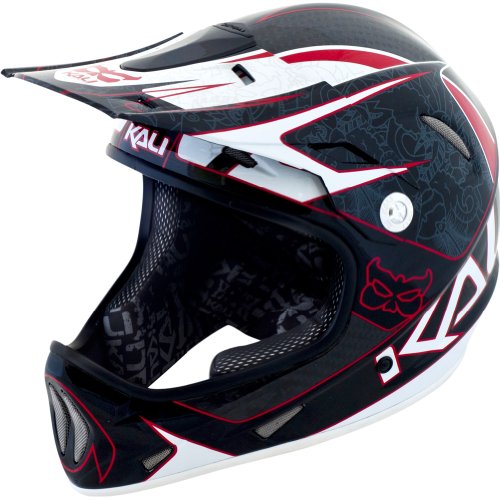 Kali Jet Adult Avatar 2 Carbon BMX Race BMX Helmet - Black/Red / X-Small Helmets Kali Protectives 45042404-AMA