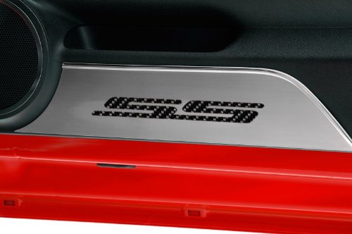 American Car Craft Chevrolet Camaro 2010 2011 2012 SS Brushed Black Carbon Fiber Door Panel Kick Plates Body American Car Craft ACC-0101016