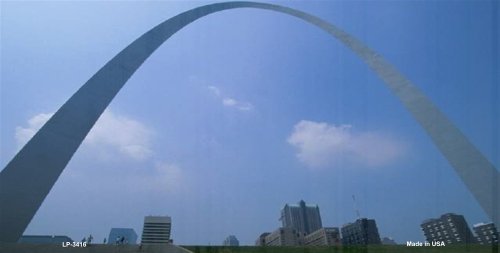 St Louis Arch Aluminum Automotive Novelty License Plate Tag Sign Covers Smart Blonde LP-3416