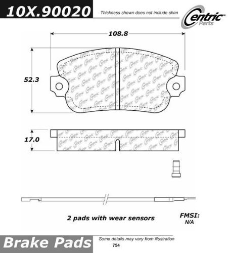 Brake Pads Centric 102.90020