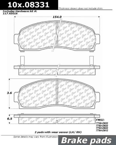 Brake Kits Centric 105.08331