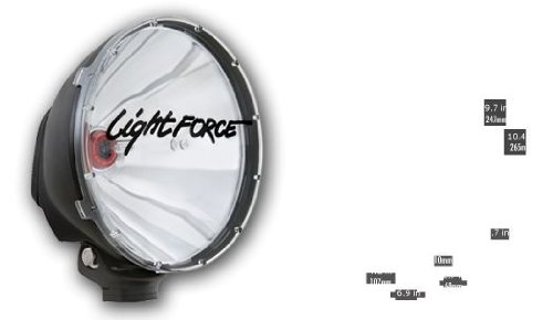 Lightforce Driving Light 240 Hid Single Unit 12V 50W DL240HID50W12V Bulbs Lightforce Performance Lighting DL240HID50W12V