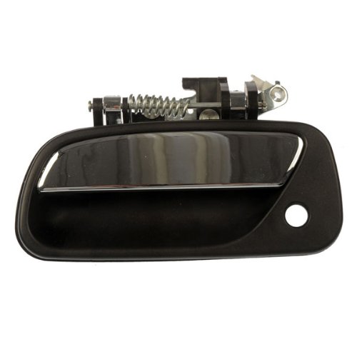 Toyota T100 93-98 Textured Black Front Outer Door Handle With Keyhole Left Side Body Aftermarket Auto Parts TO315704