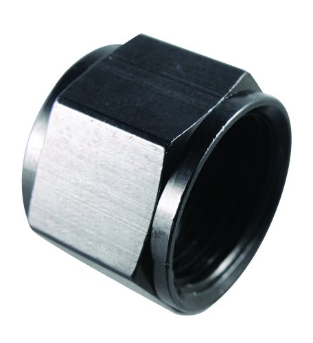 Fragola 492903-BL Black Size (-3) Flare Cap Adapters & Connectors Fragola 492903-BL