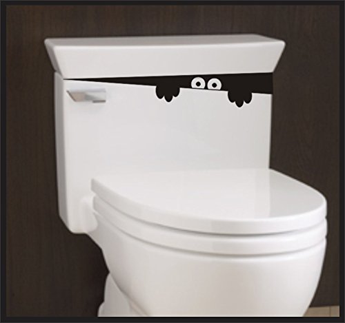 Toilet Monster Bathroom wall art decal sticker funny kids Wall Stickers & Murals Sticker Connection 76