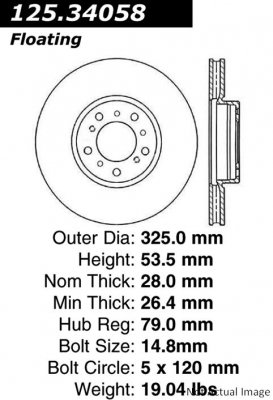 Rotors Centric 125.34058