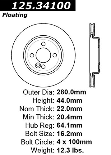 Rotors Centric 125.34100