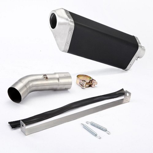 2010-2014 Yamaha FZ8 Danmoto JISU Black Exhaust Complete Systems Danmoto EX-00378