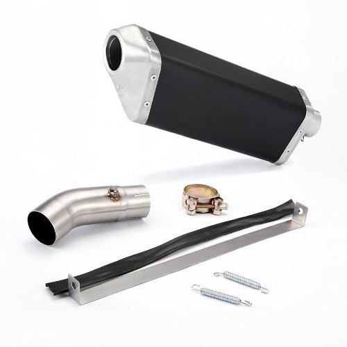 Danmoto EX-00398 Black JISU Exhaust for Suzuki GSX-R 600/75 Complete Systems Danmoto EX-00398