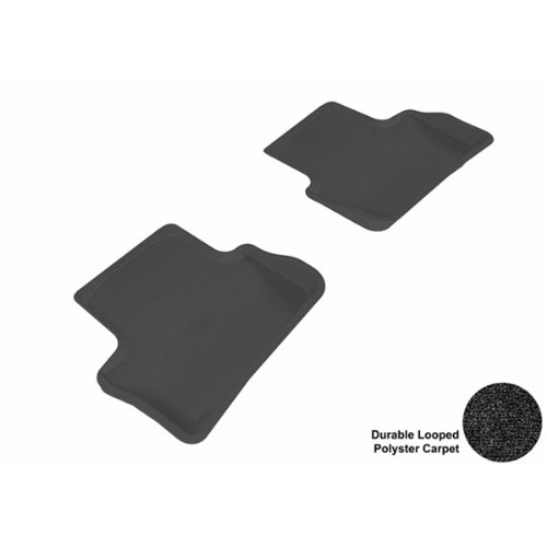 3D MAXpider Second Row Custom Fit Floor Mat for Select Chevrolet Cobalt Models - Classic Carpet (Black) Custom Fit 3D MAXpider L1CH01622209