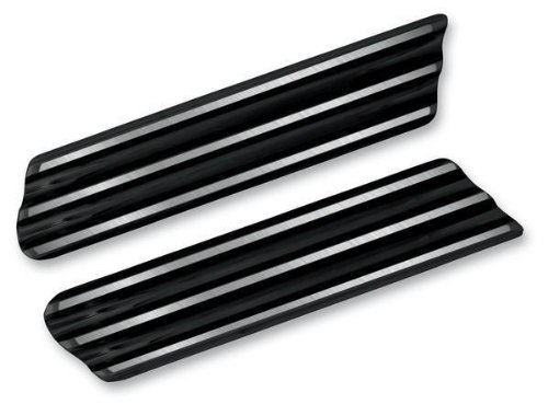 Covingtons Saddlebag Latch Delete Plates - Black Diamond Cut C1007-D Saddle Bags Covingtons C1007-D