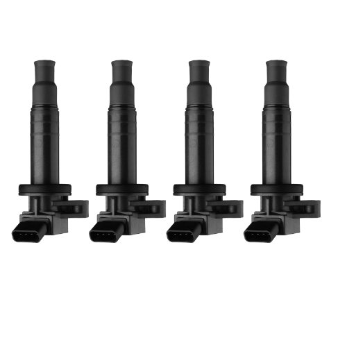 Set of 4 Ignition Coils Scion tC Toyota RAV4 Highlander Solara Camry Matrix 2.4 L4 #9008019023 1788314 50083 UF333 5C1299 Coils FOREVERUN IC011