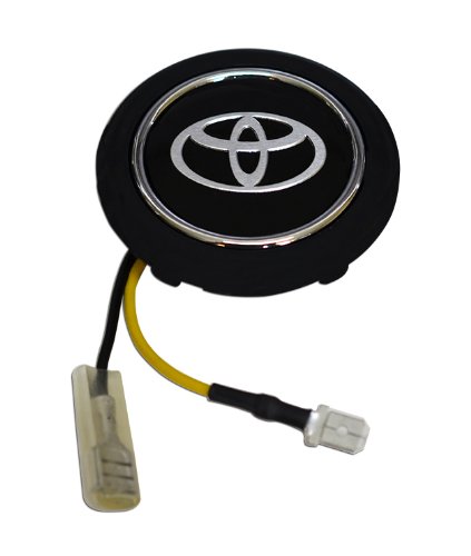 Toyota Steering Wheel Horn Button Crest for Scion XA XB TC XD RS AE86 Corolla Yaris Echo Celica FJ Cruiser Supra MR2 Prius Camry Corolla E12 Celica Supra GT GT-S GTS MR2 Spyder Yaris Camry Echo Tundra Land Cruiser 4Runner Solara Highlander Matrix Altezza R Avalon G22 1.8L 1ZZ-FE MPFI Hilux Vigo Fortuner Altis Karina Prius Verso T2 T3 Auris Avensis Voxy Noah Steering Accessories ERPART 100-ERPTOYOTAHB