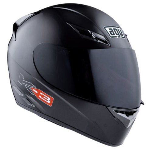 2014 AGV K3 Mono Motorcycle Helmets - Black - Large Helmets AGV 0101-3538