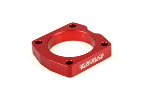 Zerg Throttle Body Spacer Accord 3.0/3.5 Red Fuel Injection Zerg Industries Zrg-tbs30-red