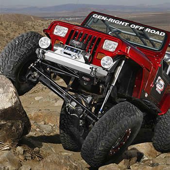 Gen-Right FBB-4000 Front Winch Bumper Stubby For 1987-95 Jeep Wrangler YJ Bumpers Gen-Right FBB-4000