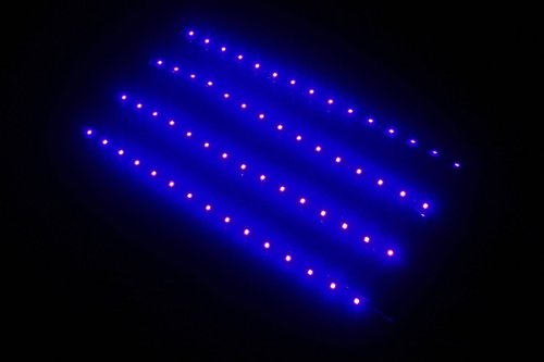 ZITRADES 4 pcs/lot 30cm 15 SMD 3528 Car Flexible Waterproof LED Light Strip Blue Lighting ZITRADES ZITRADES