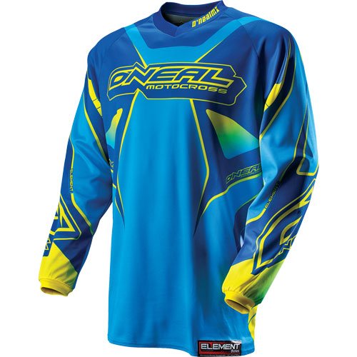 O'Neal Racing Youth Element Jersey - 2013 - Youth Medium/Blue/Yellow Jerseys O'Neal Racing 0011-003