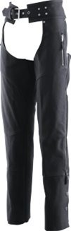 2013 Z1R Burlesque Women's Motorcycle Chaps BLK 1W Pants & Chaps Z1R 2815-0079